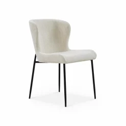Glam - Bouclé Fabric Dining Chair
