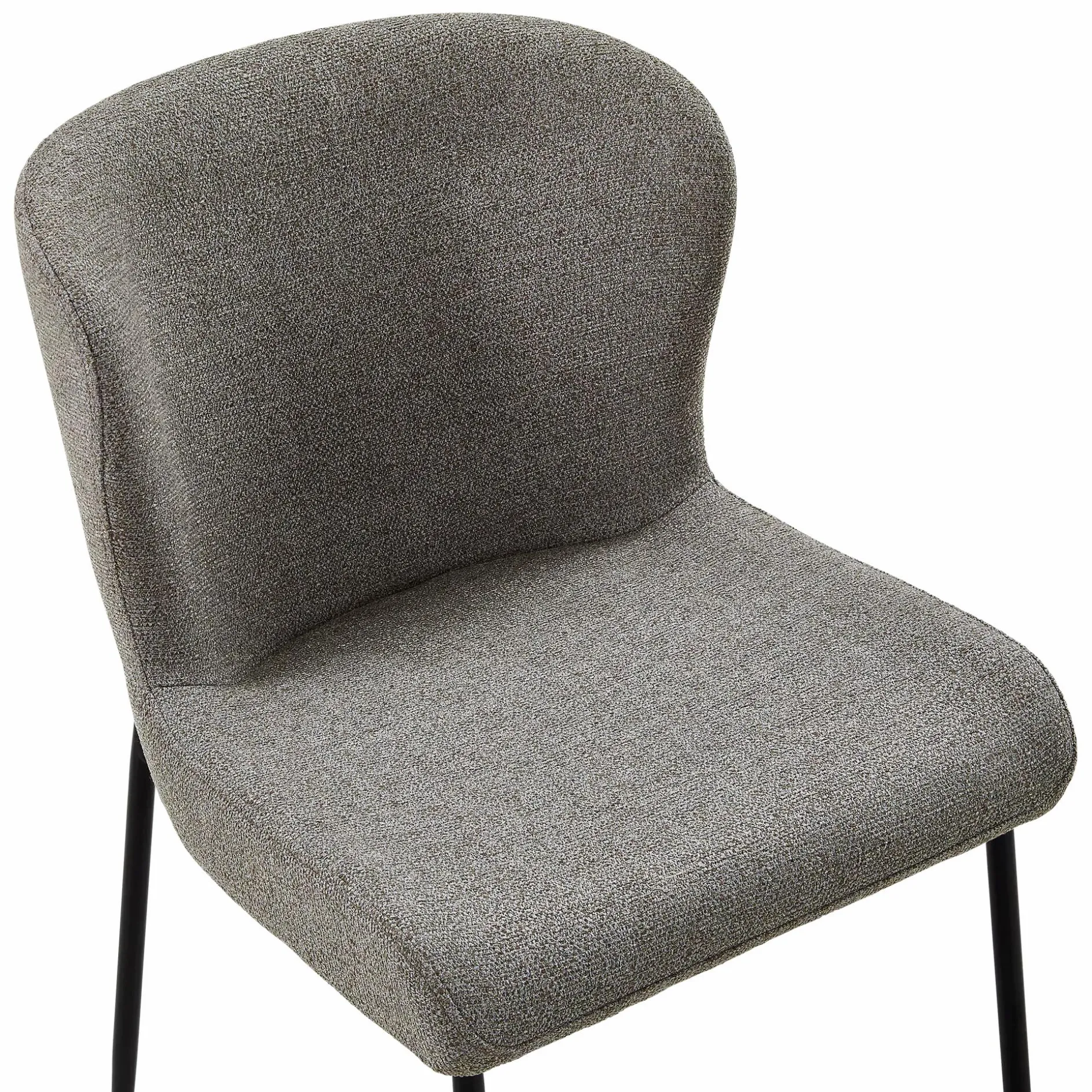 Glam - Bouclé Fabric Dining Chair