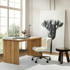 Glam - Bouclé Fabric Office Chair