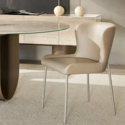 Glam - Faux Leather Dining Chair