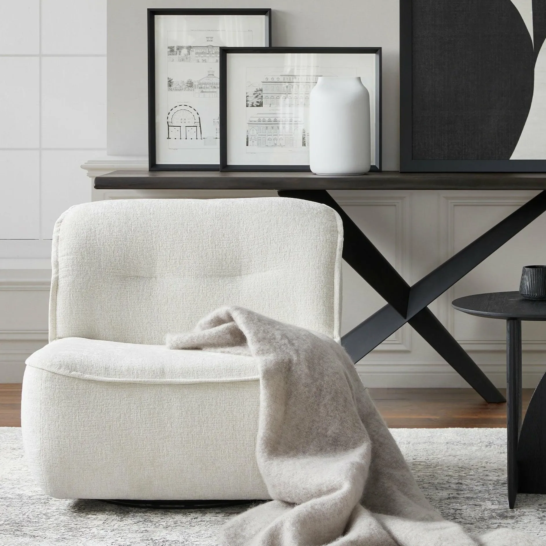 Gorm - Swivel Armchair by Furninova