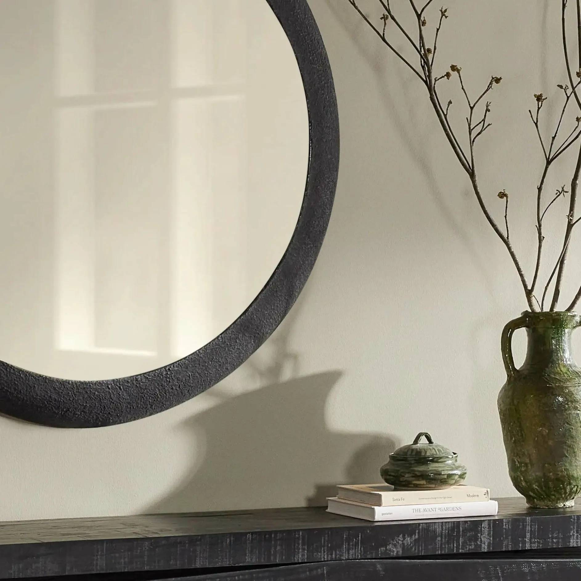 Grazia - Plaster Wall Mirror by Four Hands