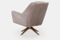 Greta - Swivel Armchair with Pyramidal Base
