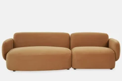 Gustave - Fabric-Upholstered Sectional Sofa
