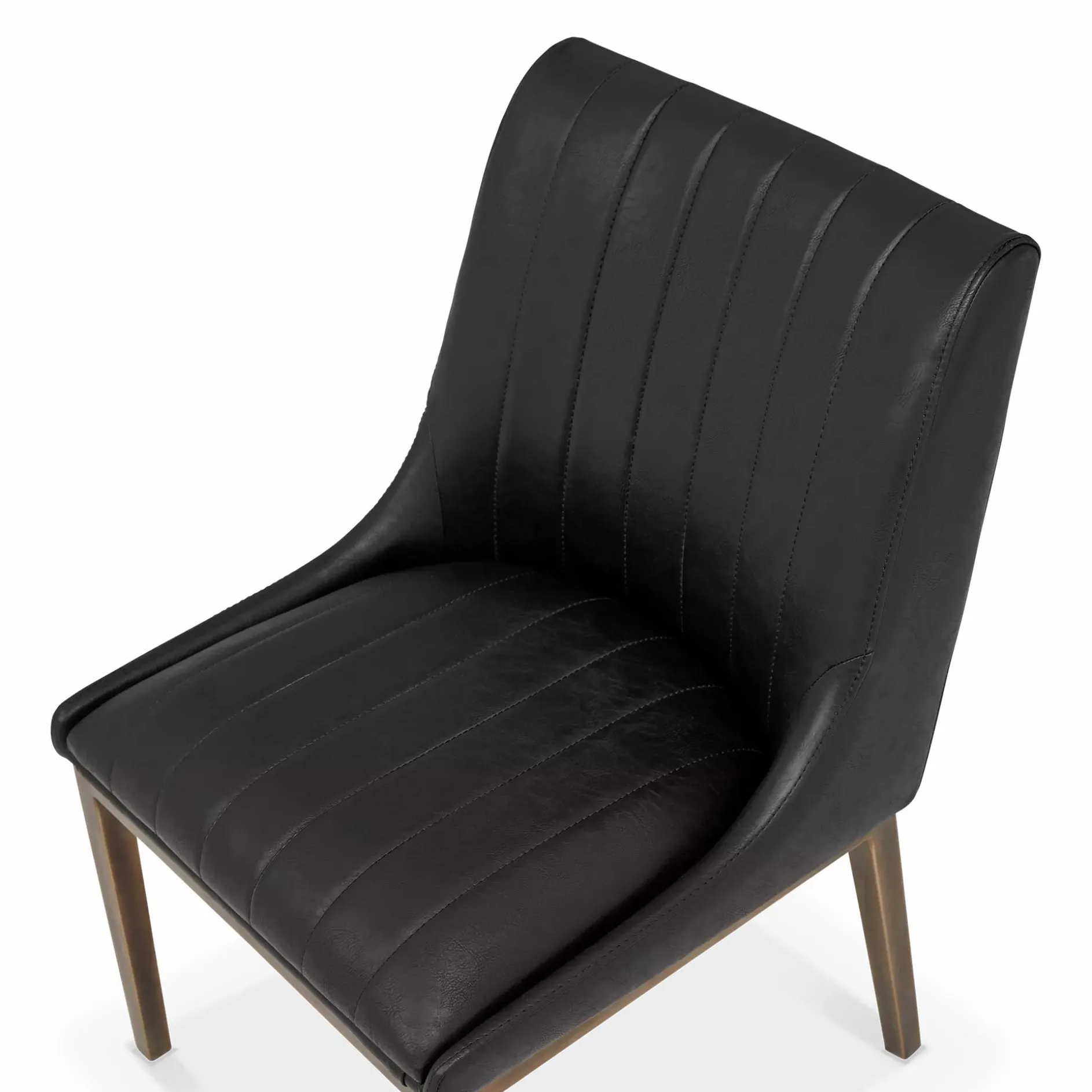 Halden - Aged Leather Dining Chair