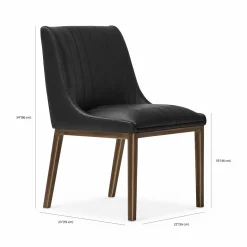 Halden - Aged Leather Dining Chair