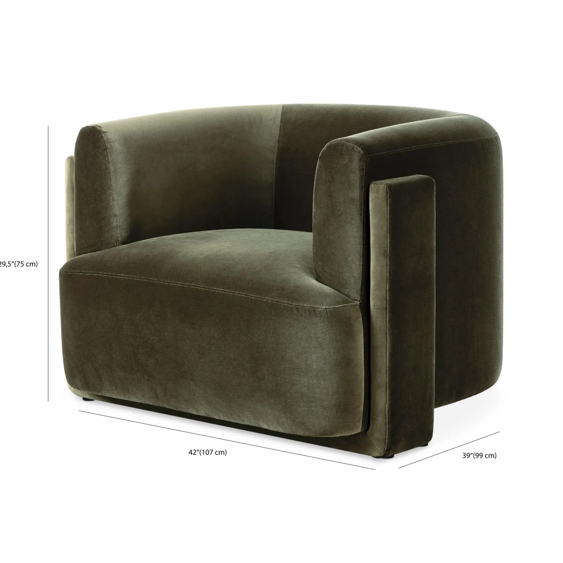 Hartley - Velvet Armchair by Four Hands