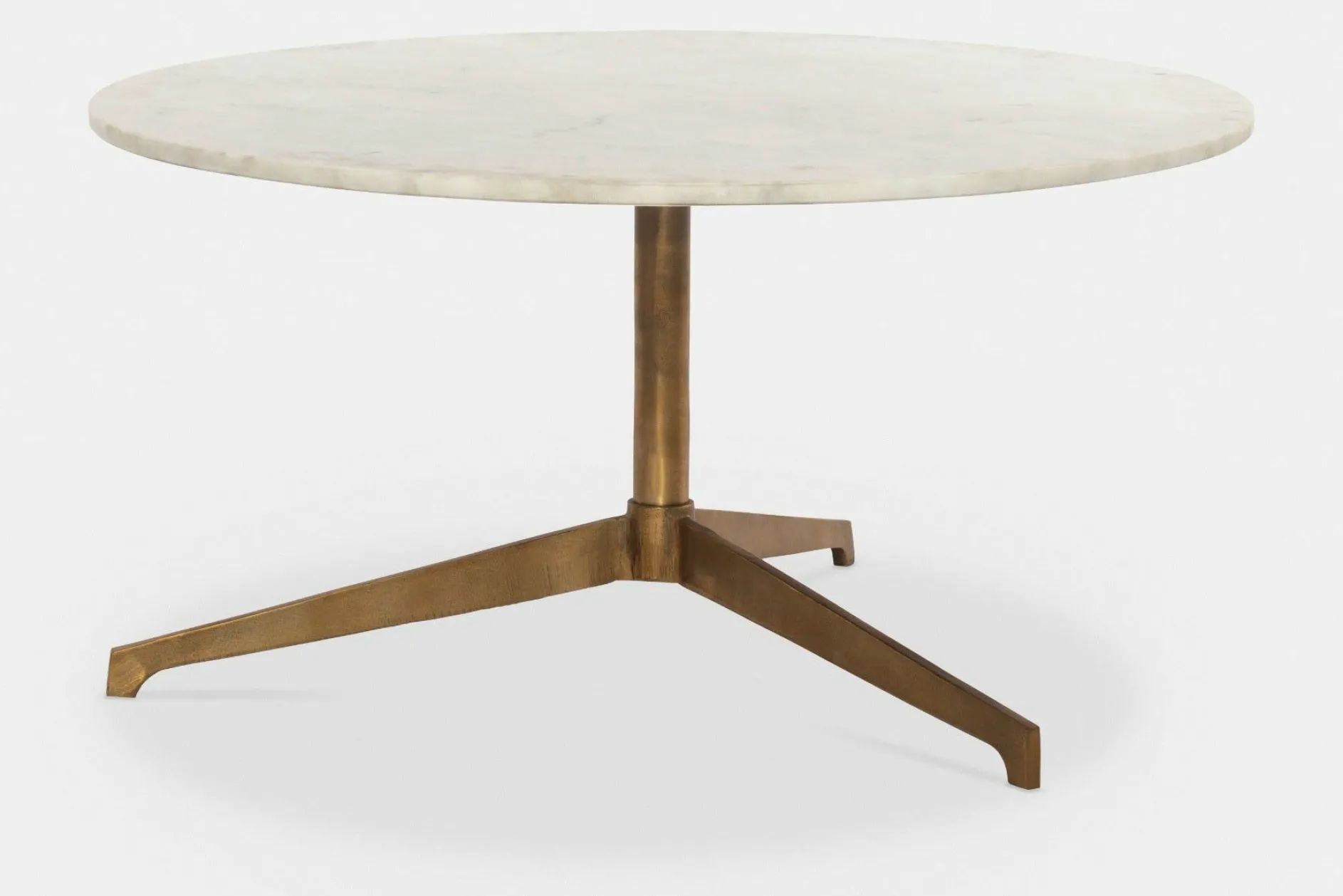 Helen - Round Coffee Table with Marble Top by Four Hands
