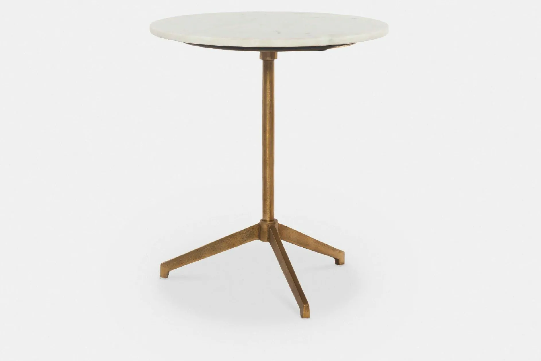 Helen - Round Side Table with Marble Top by Four Hands