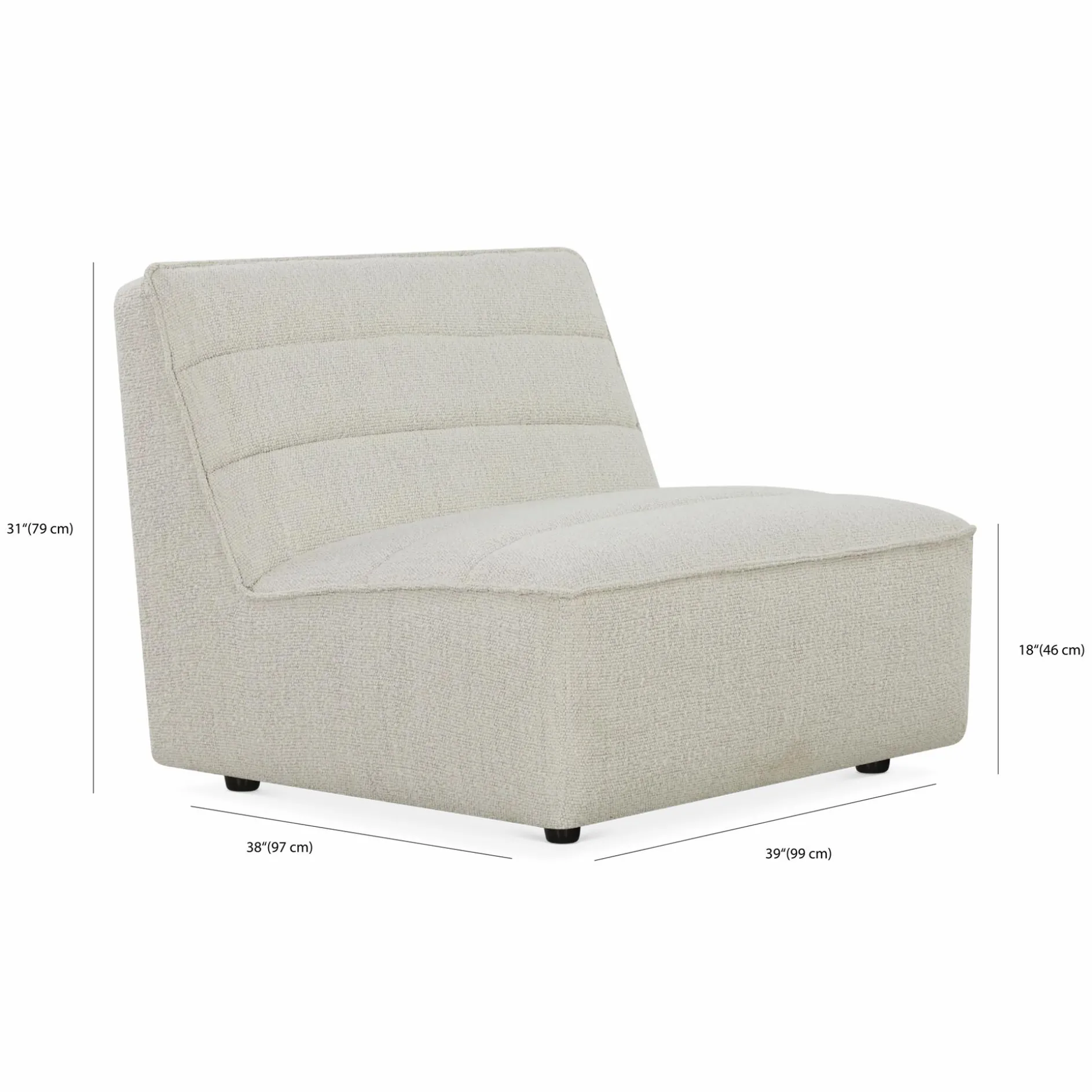 Hetchi - Fabric-Upholstered Modular Sofa