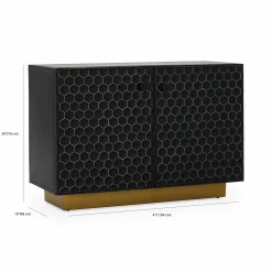 Hive - Sideboard with Honeycomb Motif