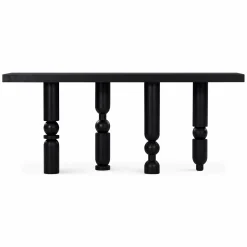 Hokina - Black Stained Oak Console Table