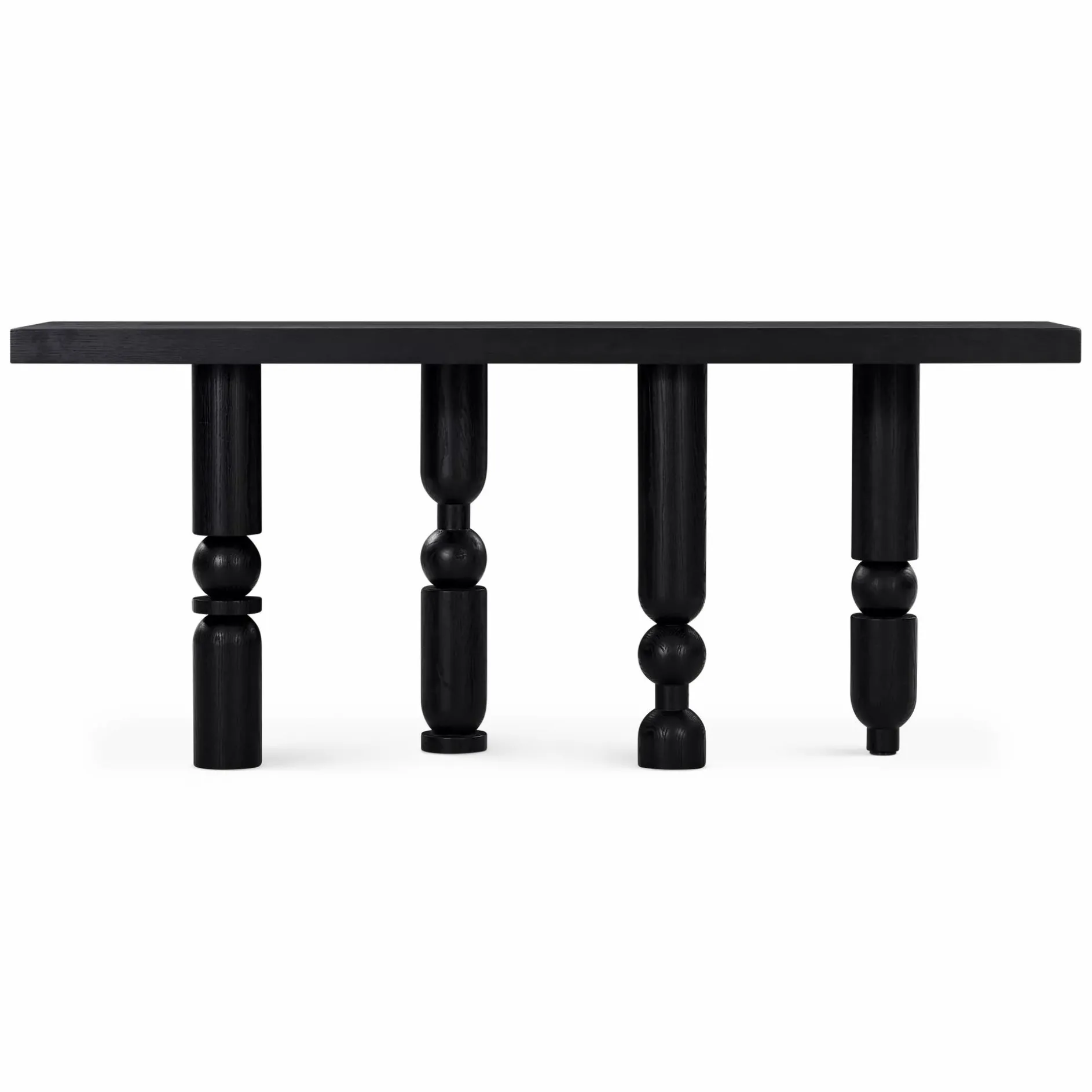 Hokina - Black Stained Oak Console Table