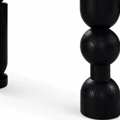 Hokina - Black Stained Oak Console Table