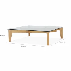 Htag - Square Shaped Coffee Table by Verbois
