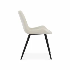 Hype - Bouclé Fabric Dining Chair