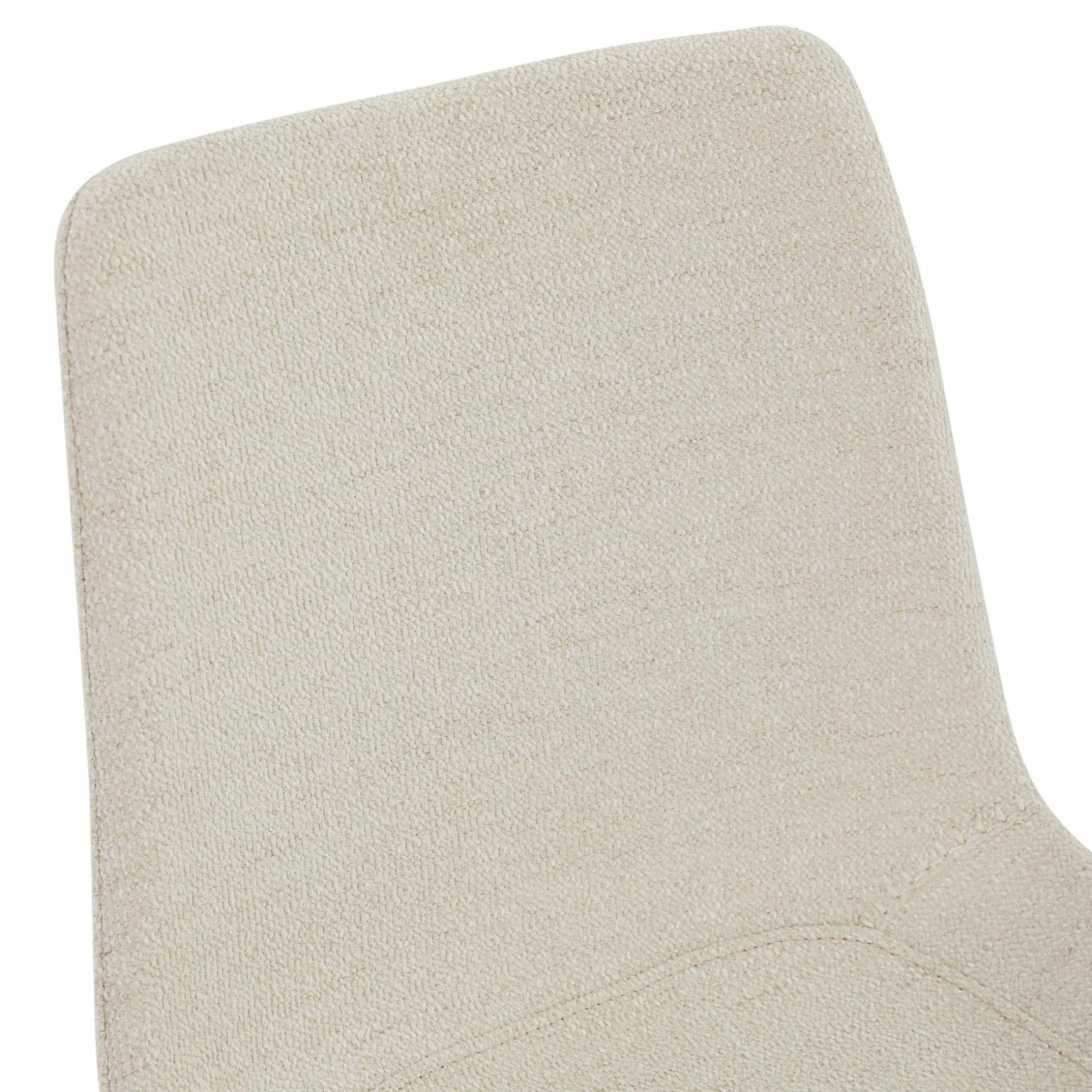 Hype - Bouclé Fabric Dining Chair