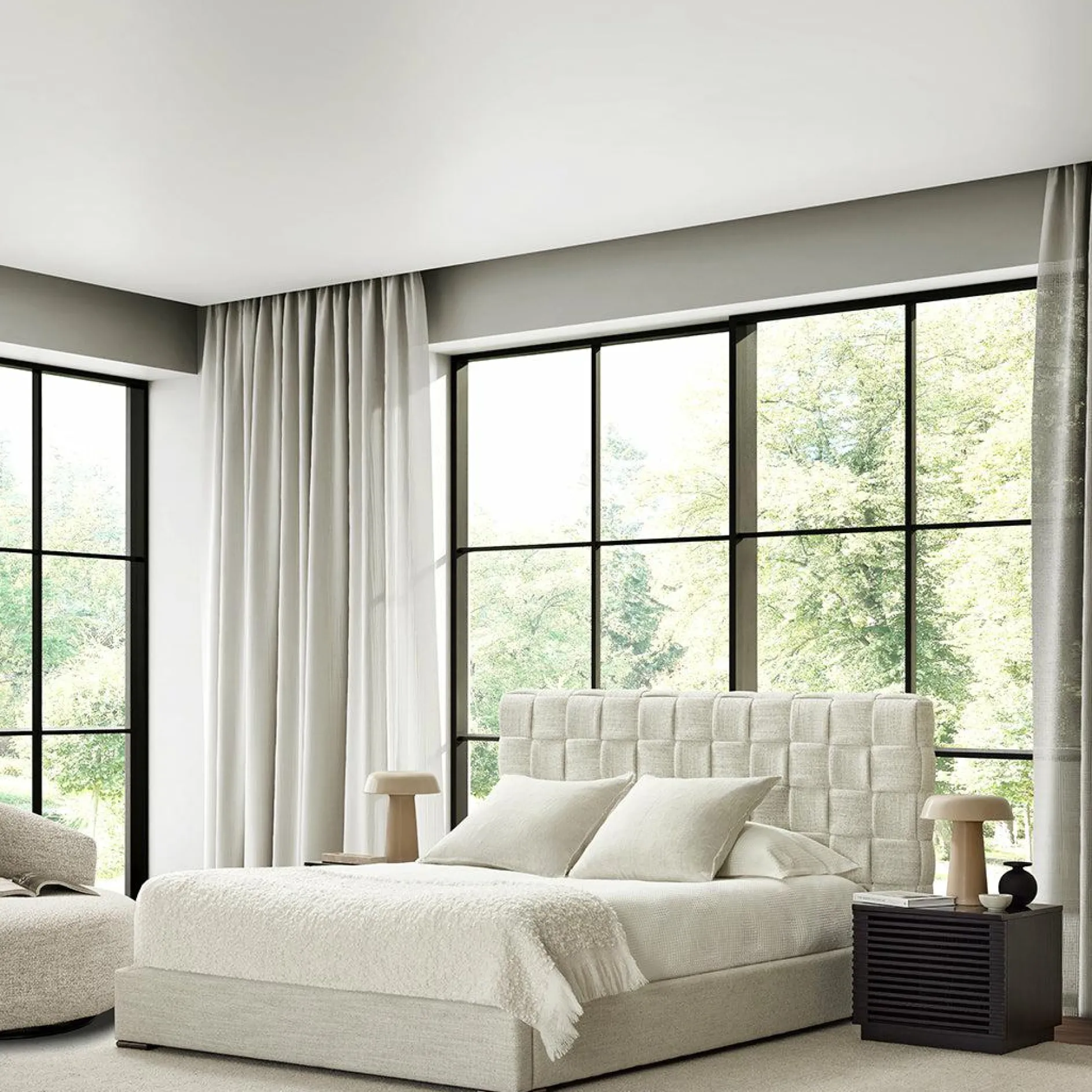 Ignacio - Fabric-Upholstered Bed