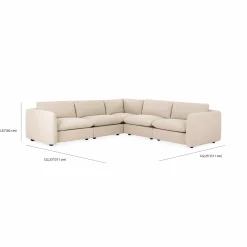 Ingel - Linen Upholstered Sectional Sofa by Four Hands