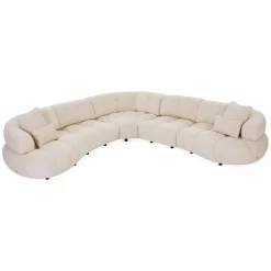 Iris - Modular Sofa with Adjustable Backrests by Miki Ferrari