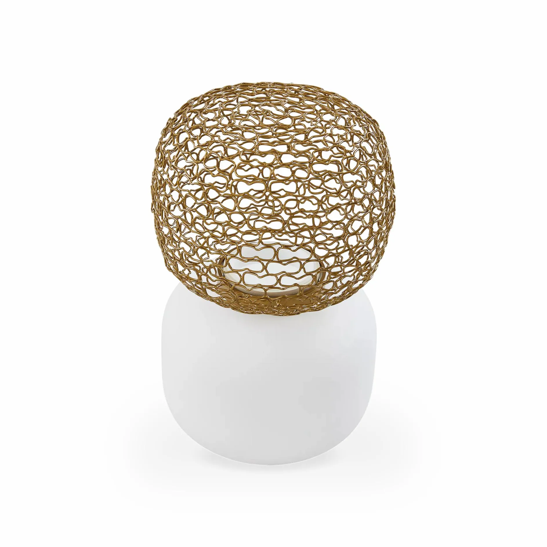 Jali - Table Lamp with Brass Mesh by Ligne Roset