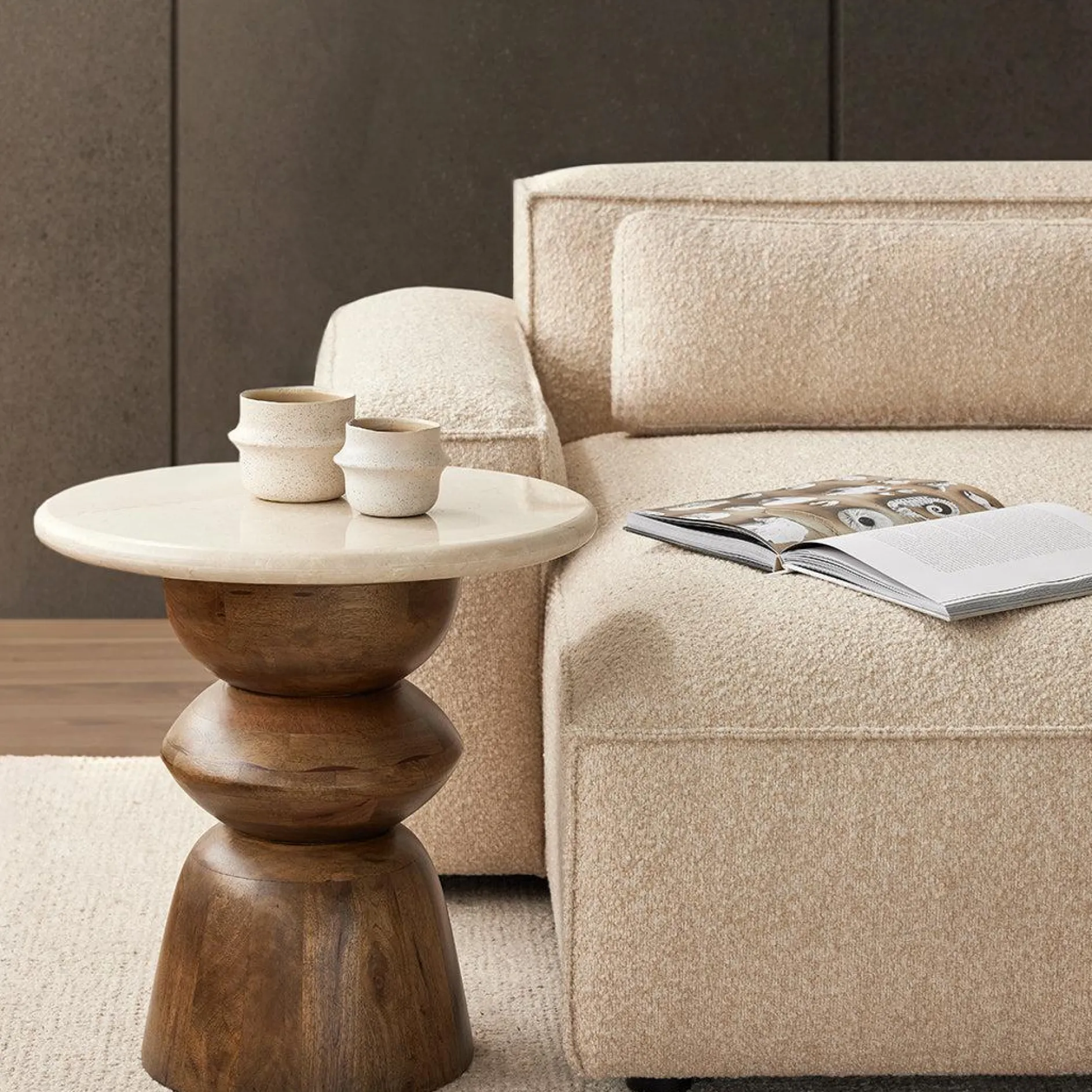 Jaya - Sculptural Side Table