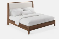 Julia - Smoked Walnut Bed by Mobican
