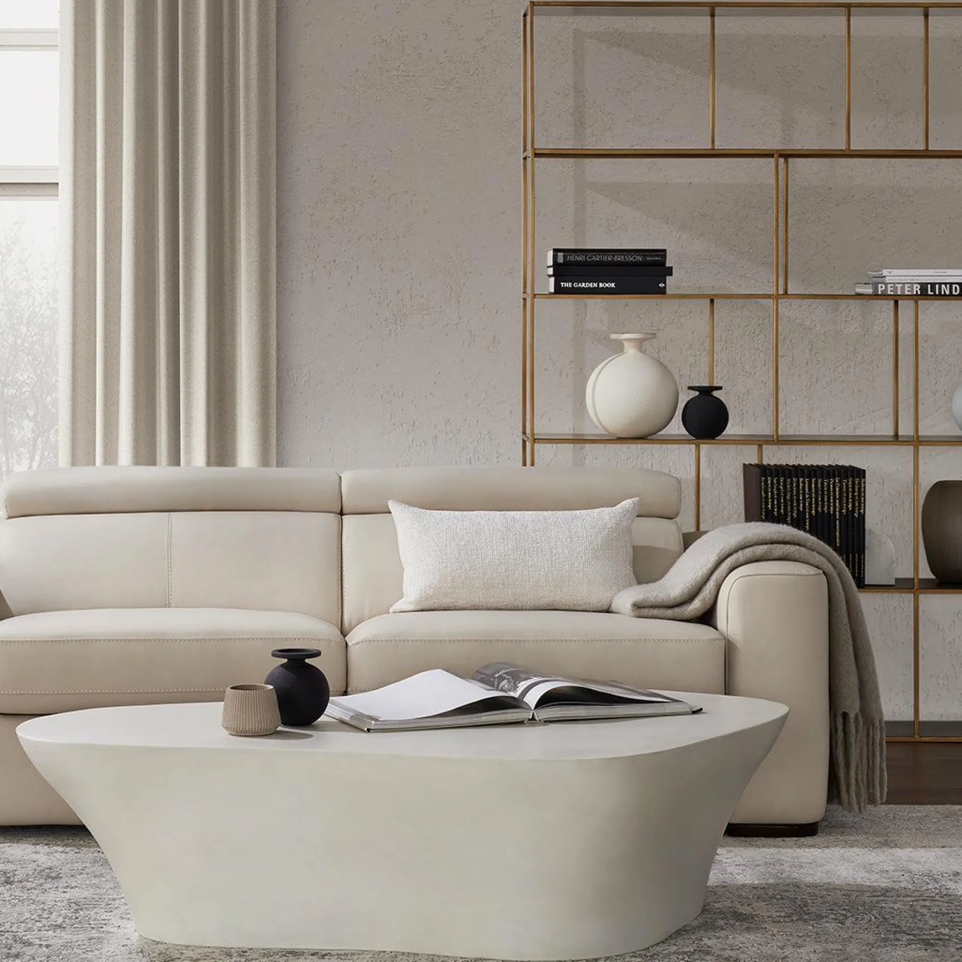 Julian - Leather Sofa Bed