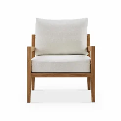 Karetta - Oak Wood Armchair by Furninova