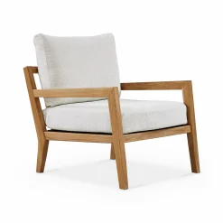 Karetta - Oak Wood Armchair by Furninova