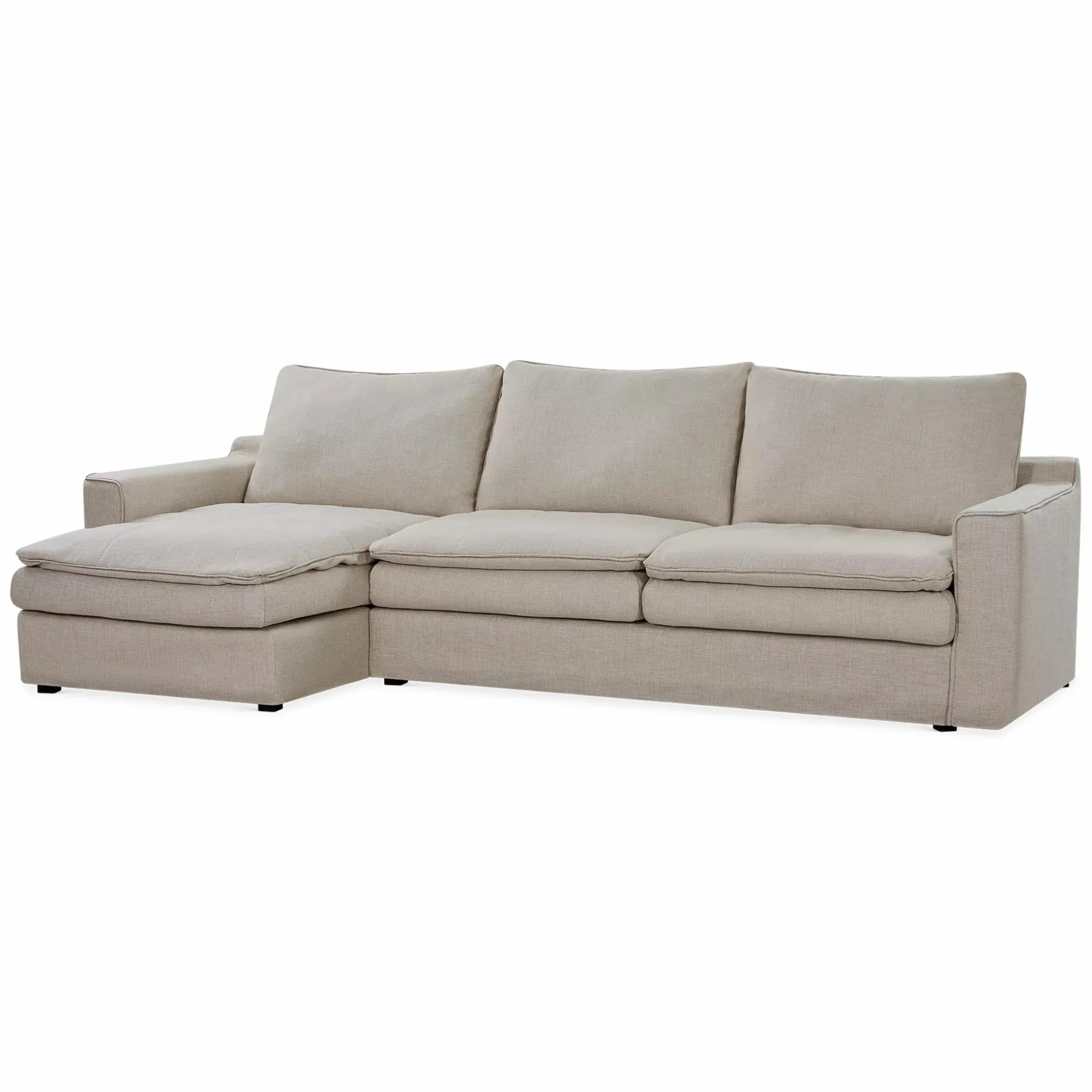 Kibo - Fabric-Upholstered Sectional Sofa by Furninova