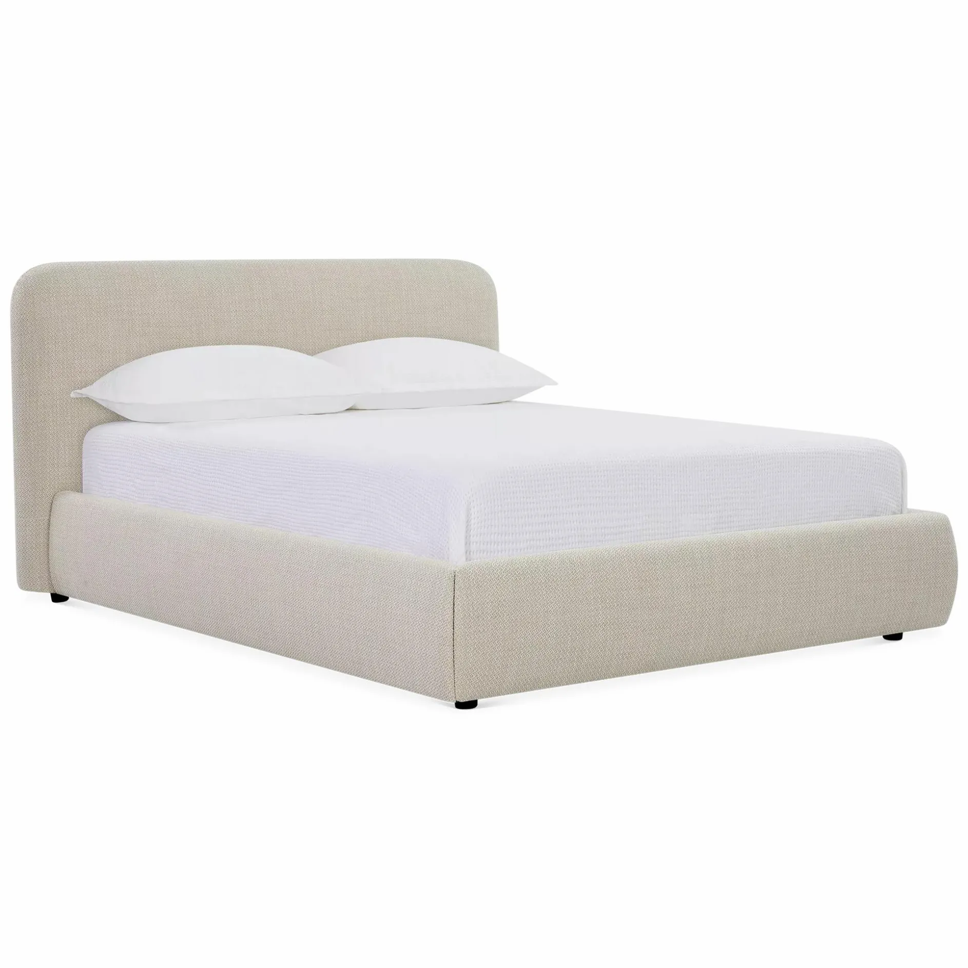 Kuzco - Fabric-Upholstered Bed