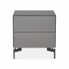 Laura - Frosted Glass Nightstand