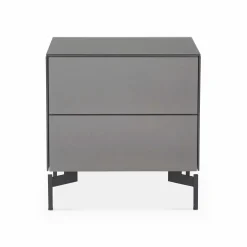 Laura - Frosted Glass Nightstand
