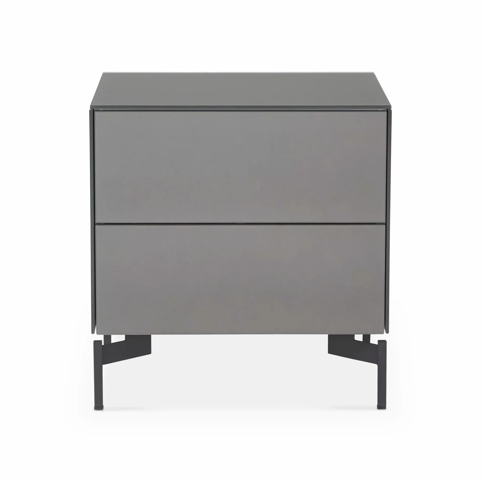 Laura - Frosted Glass Nightstand