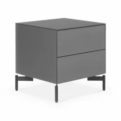 Laura - Frosted Glass Nightstand