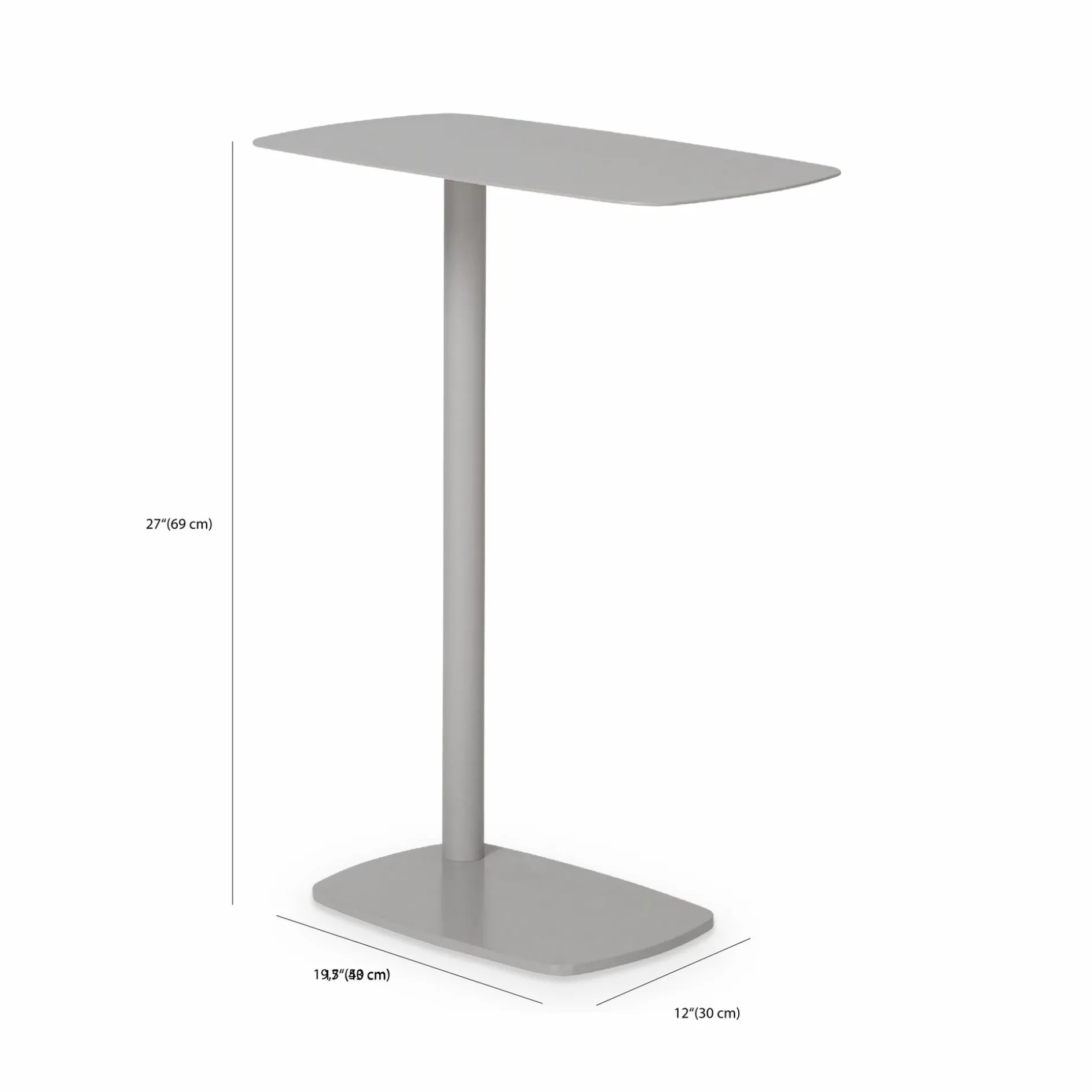 Leo - Metal Side Table by Trica