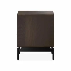 Linq - Walnut Wood Nightstand by BDI