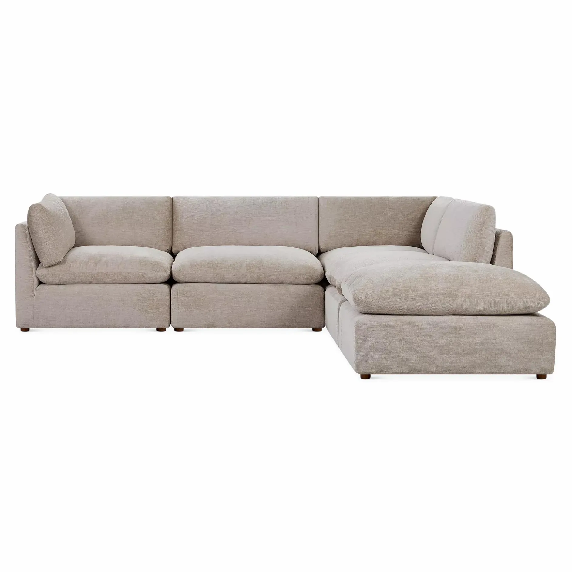 Livia - Velvet Upholstered Modular Sofa