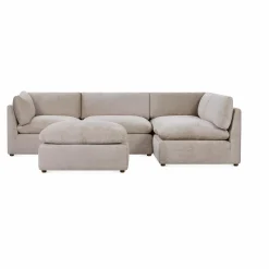 Livia - Velvet Upholstered Modular Sofa