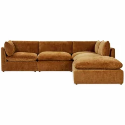 Livia - Velvet Upholstered Modular Sofa