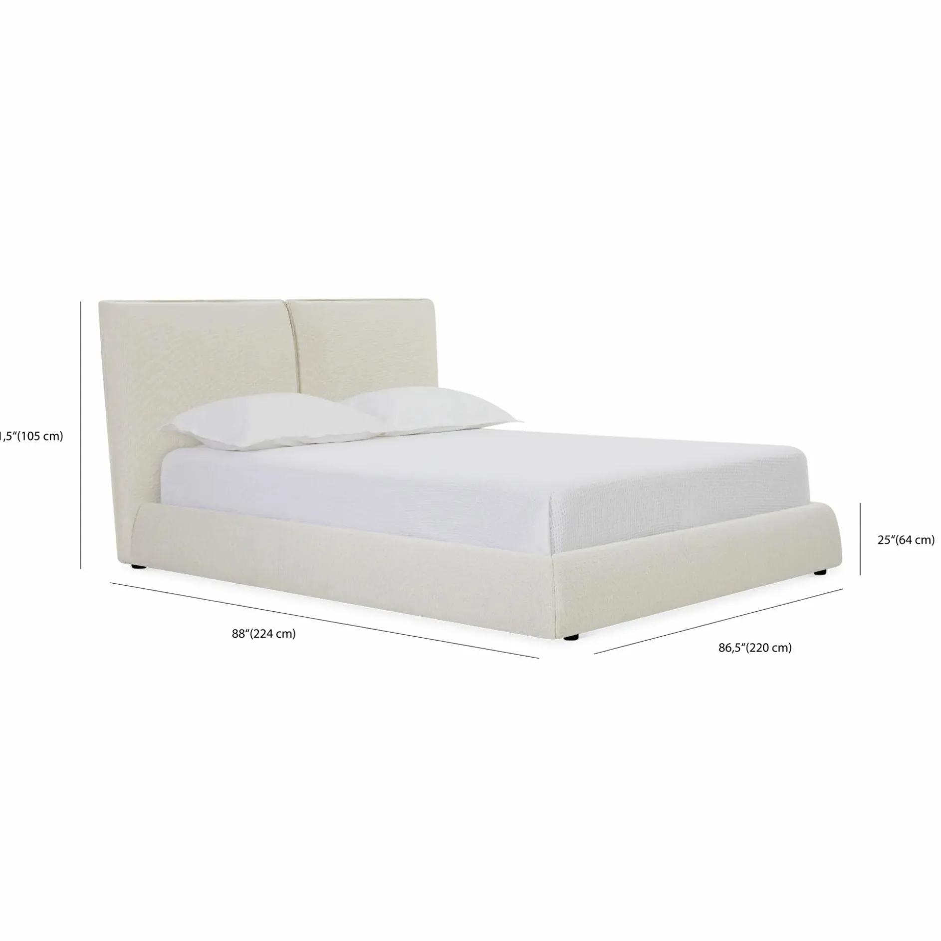 Lodes - Fabric Upholstered Bed
