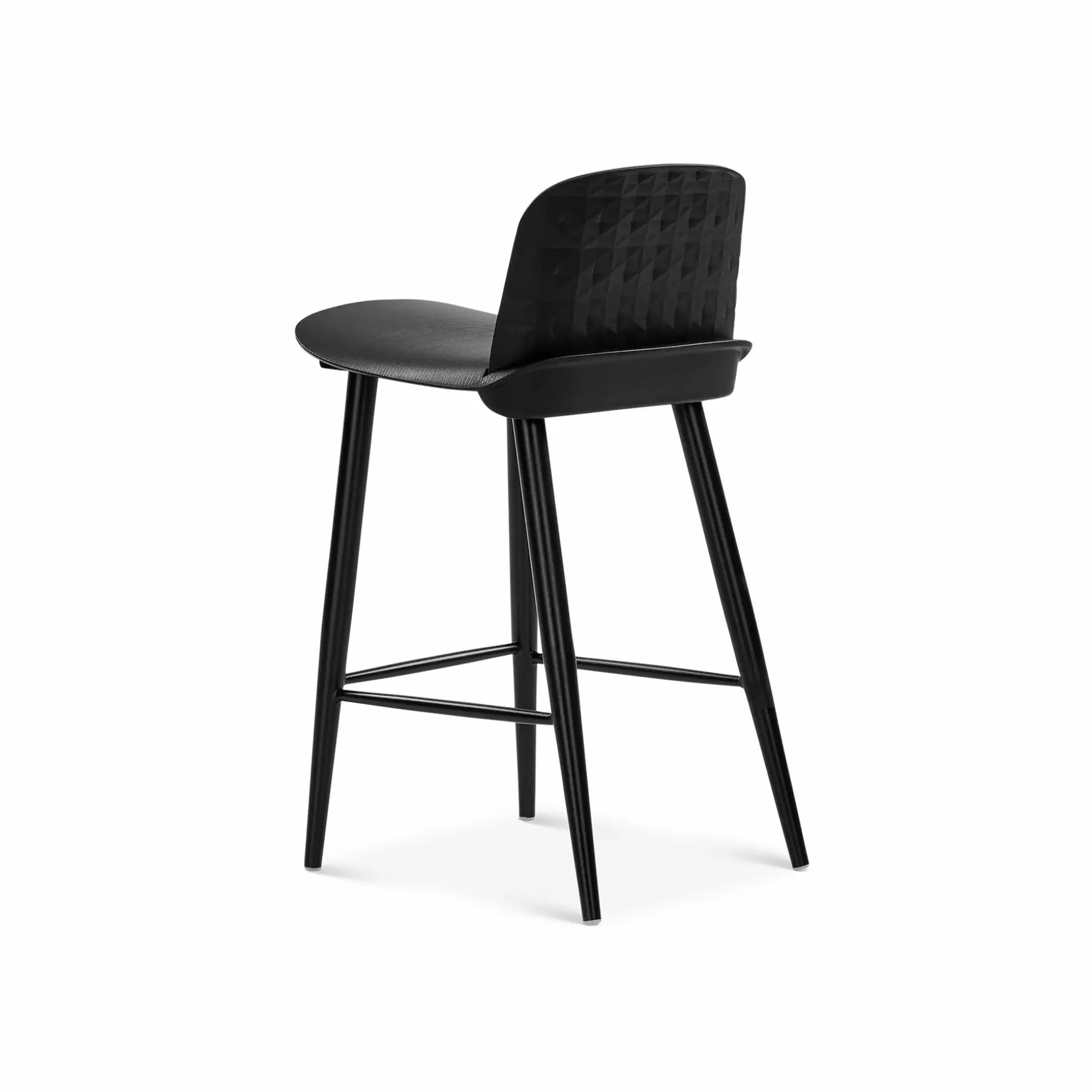 Looey - Black Counter Stool