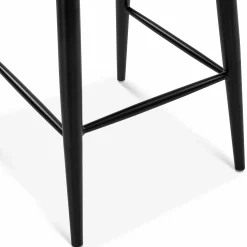 Looey - Black Counter Stool