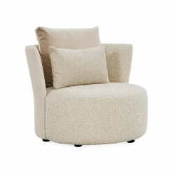 Love - Large Leather and Fabric Armchair