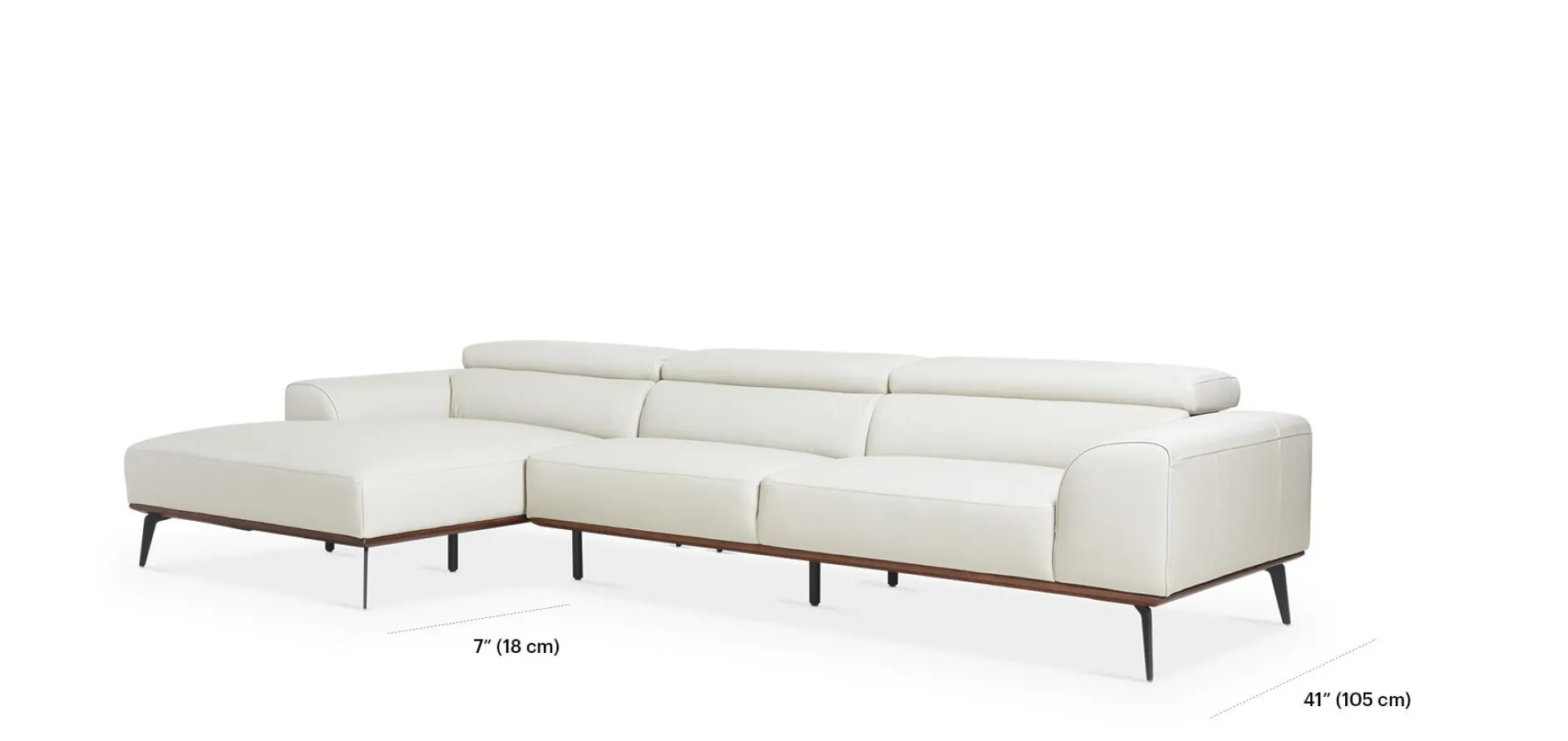 Lublin - Leather Sectional Sofa