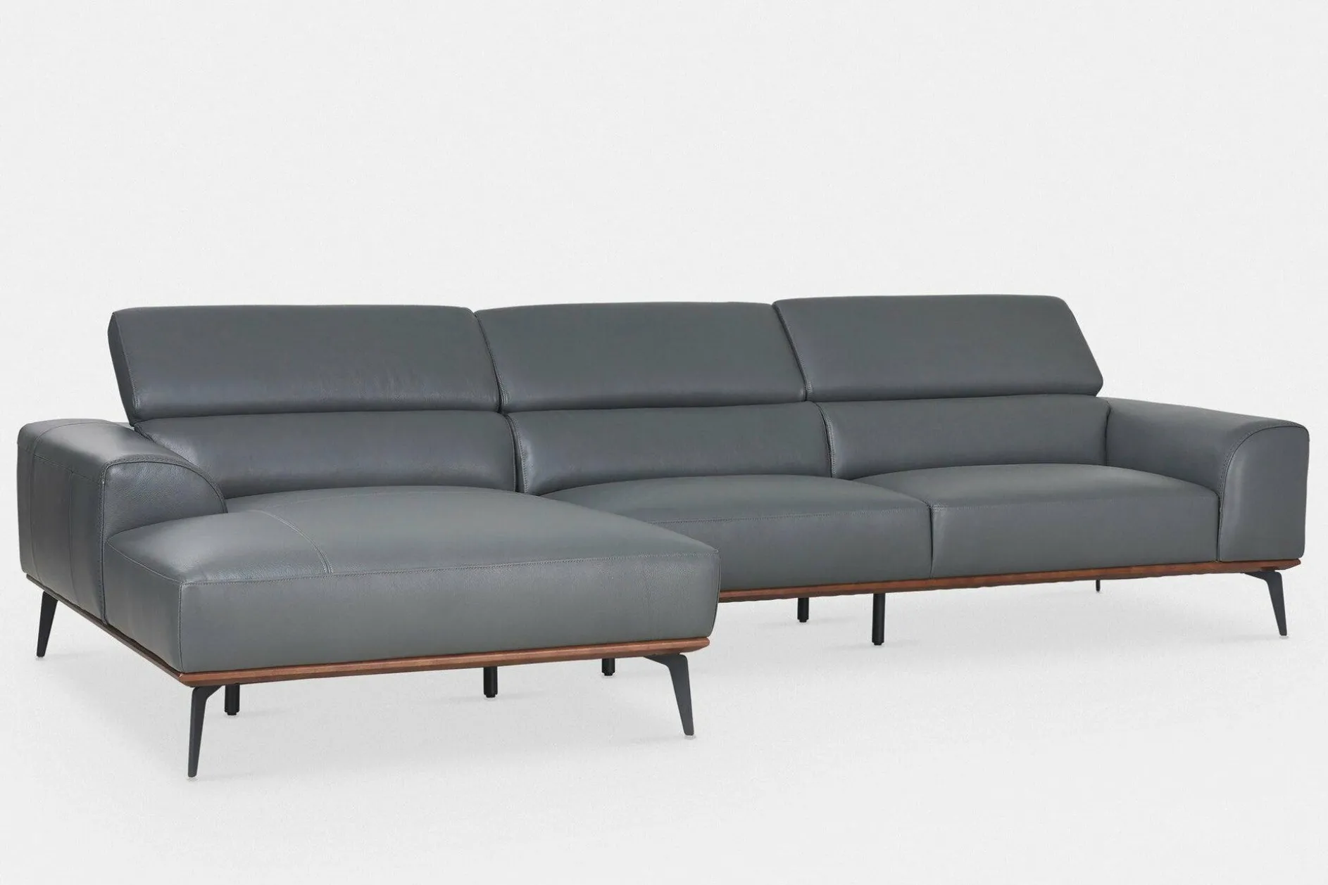 Lublin - Leather Sectional Sofa