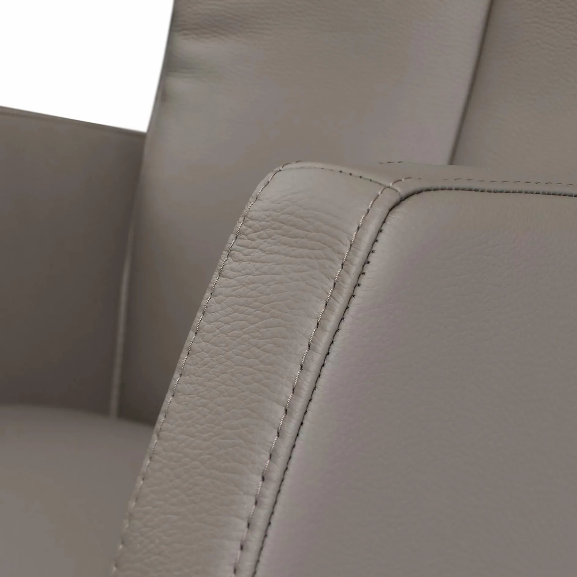 Luck - Leather Reclining Armchair by Géalux