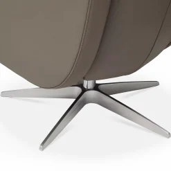 Luck - Leather Reclining Armchair by Géalux