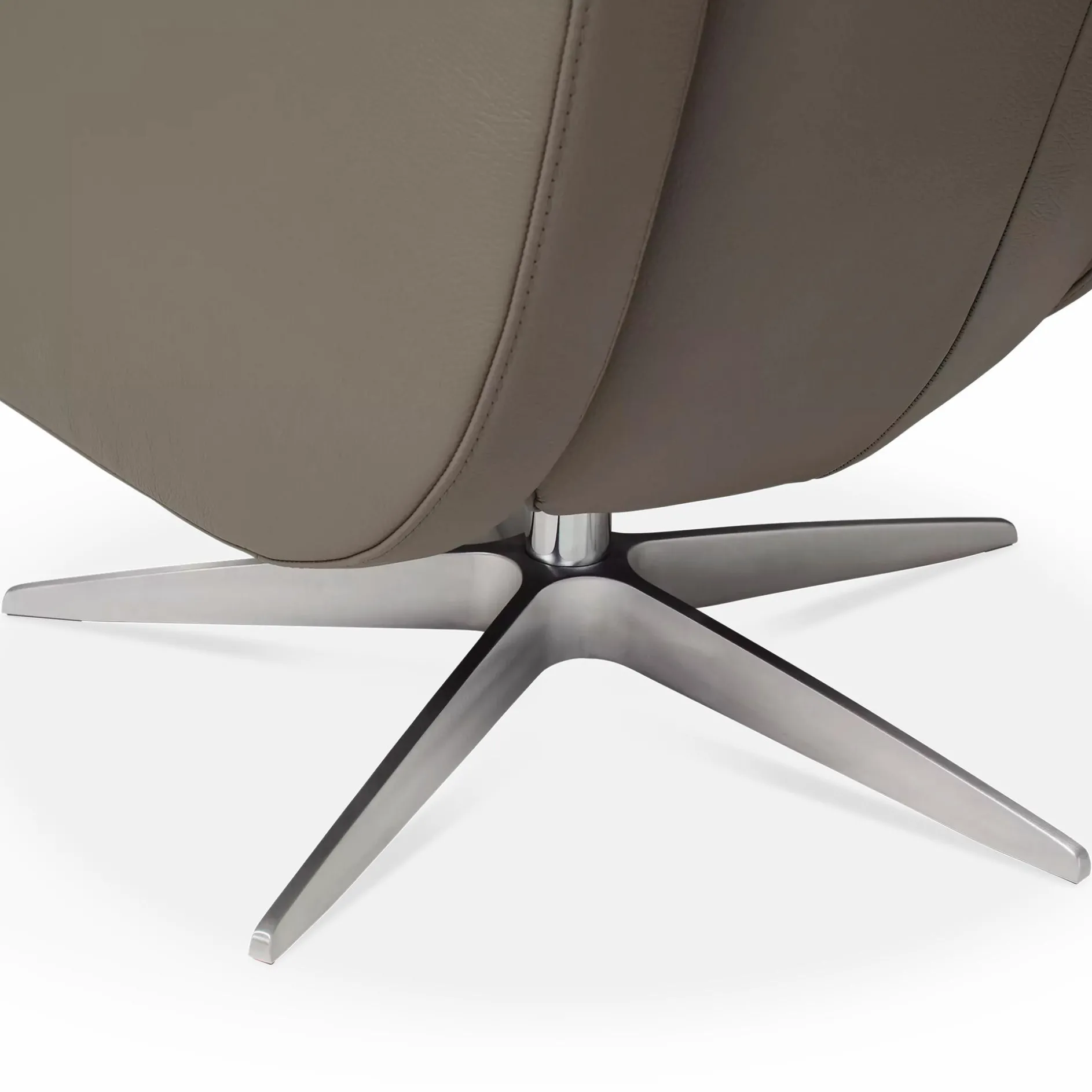 Luck - Leather Reclining Armchair by Géalux